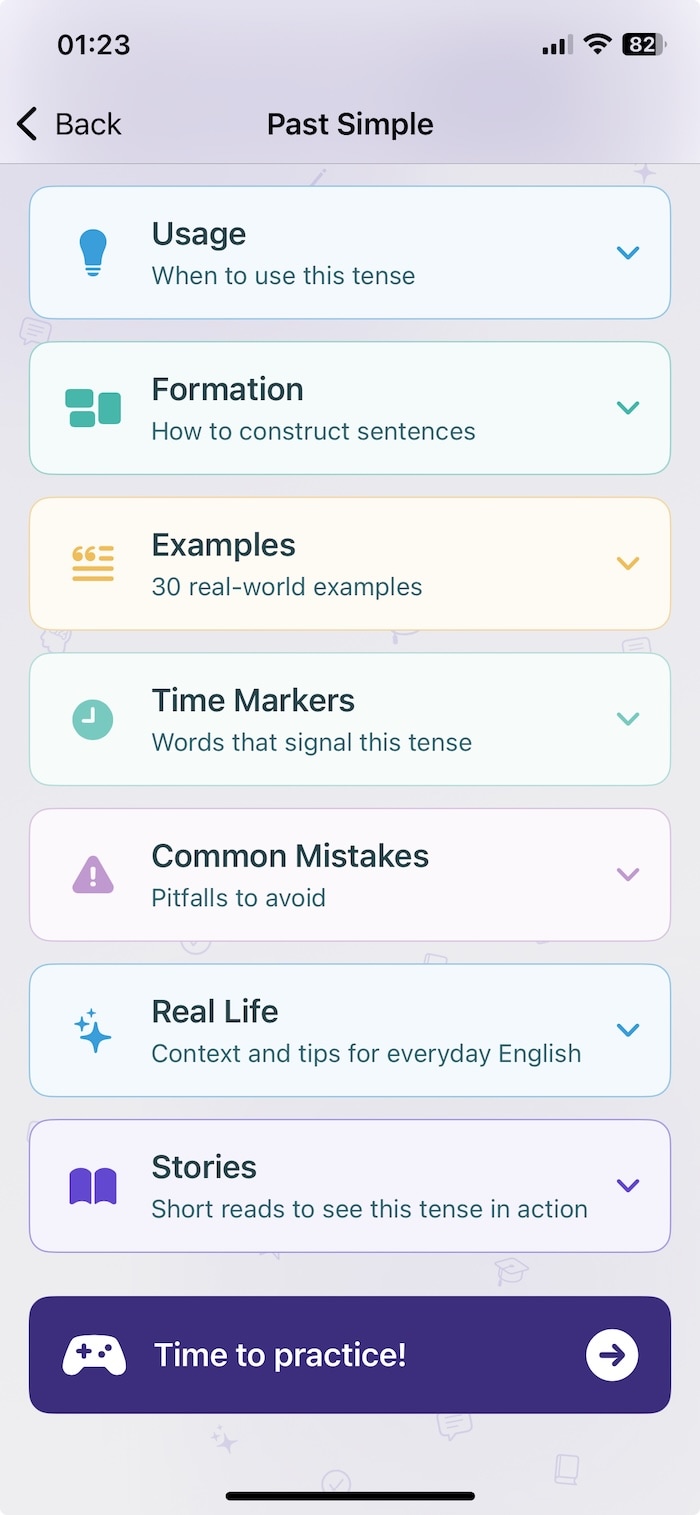 Comprehensive content screen